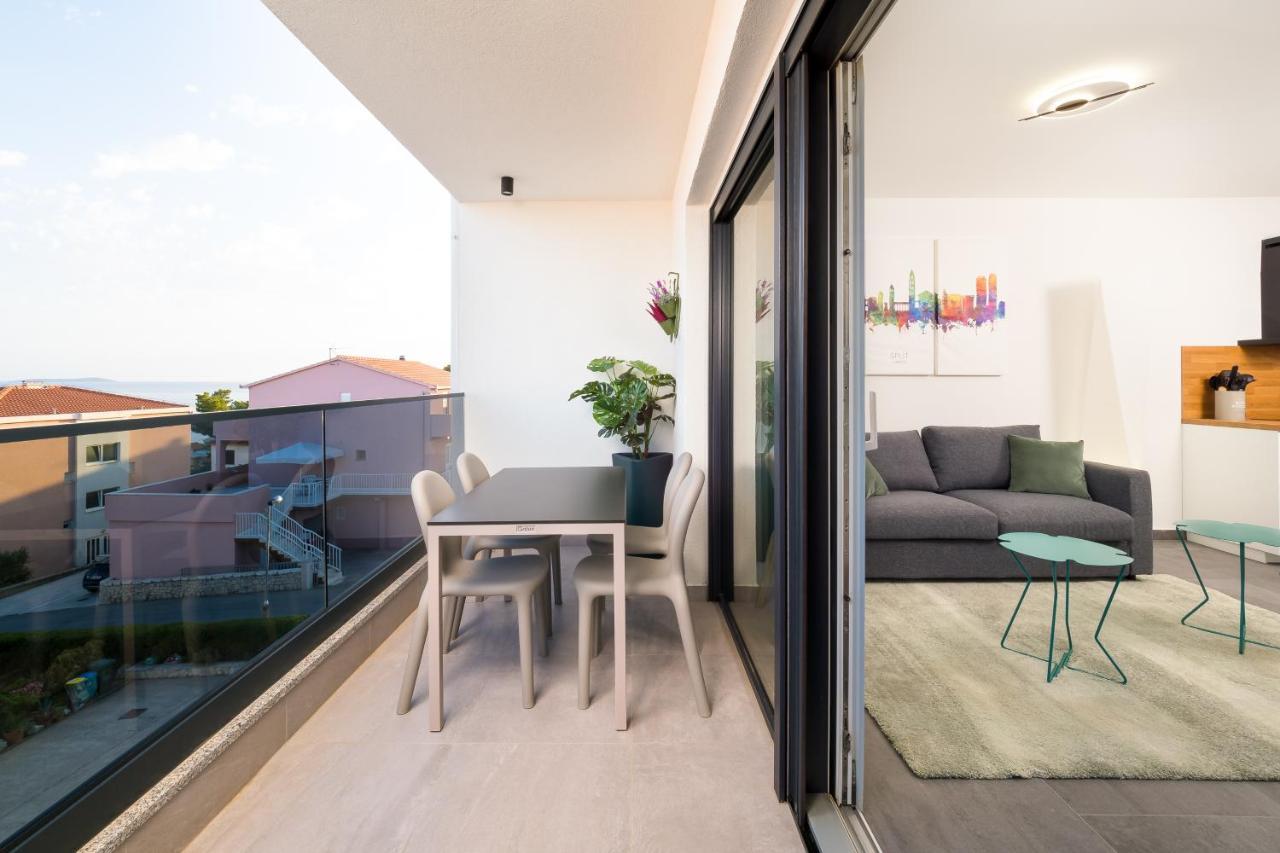 Luxury Apartment- Balcony- Private Rooftop And Jacuzzi- Common Pool Trogir Bagian luar foto