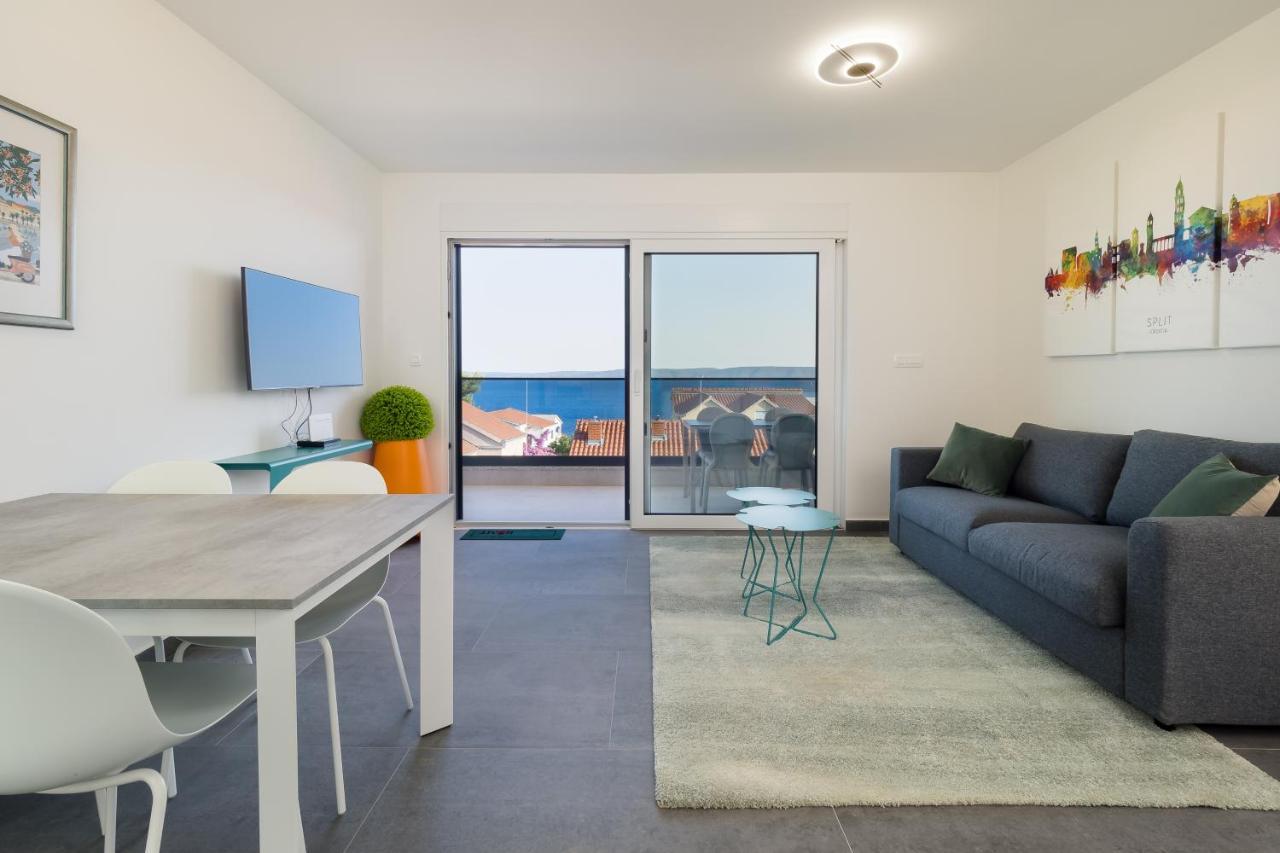 Luxury Apartment- Balcony- Private Rooftop And Jacuzzi- Common Pool Trogir Bagian luar foto