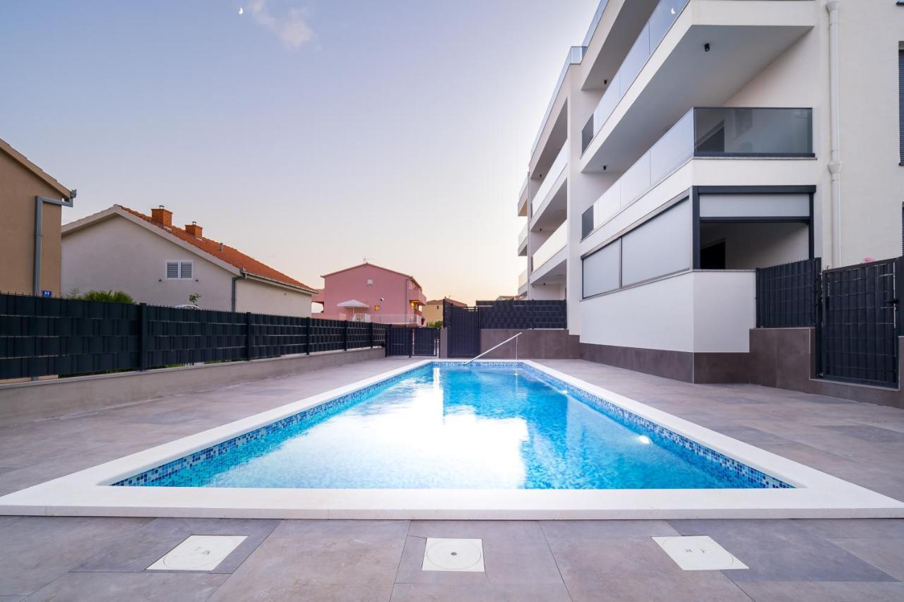Luxury Apartment- Balcony- Private Rooftop And Jacuzzi- Common Pool Trogir Bagian luar foto